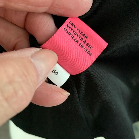 Betsey Johnson Black Velour Trapeze Dress Size 12 - Picture 6 of 7